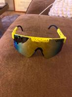 Gele Pitviper Zonnebril - Nieuw!, Overige merken, Zonnebril, Geel, Nieuw