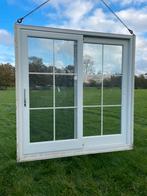 Hardhouten schuifpui, 225 cm of meer, Ophalen of Verzenden, Zo goed als nieuw, Schuifpui