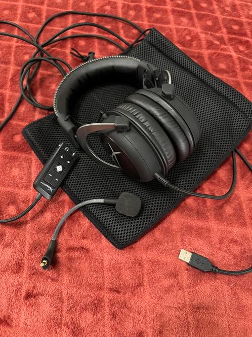 HyperX Cloud II Gaming Headset, Computers en Software, Headsets, Zo goed als nieuw, Over-ear, Gaming headset, Ophalen of Verzenden