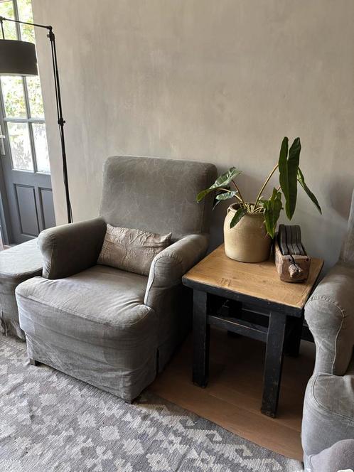 Elmwood Bijzettafel nachtkastje tafelje decoratie landelijk, Huis en Inrichting, Tafels | Bijzettafels, Gebruikt, Vierkant, Minder dan 45 cm
