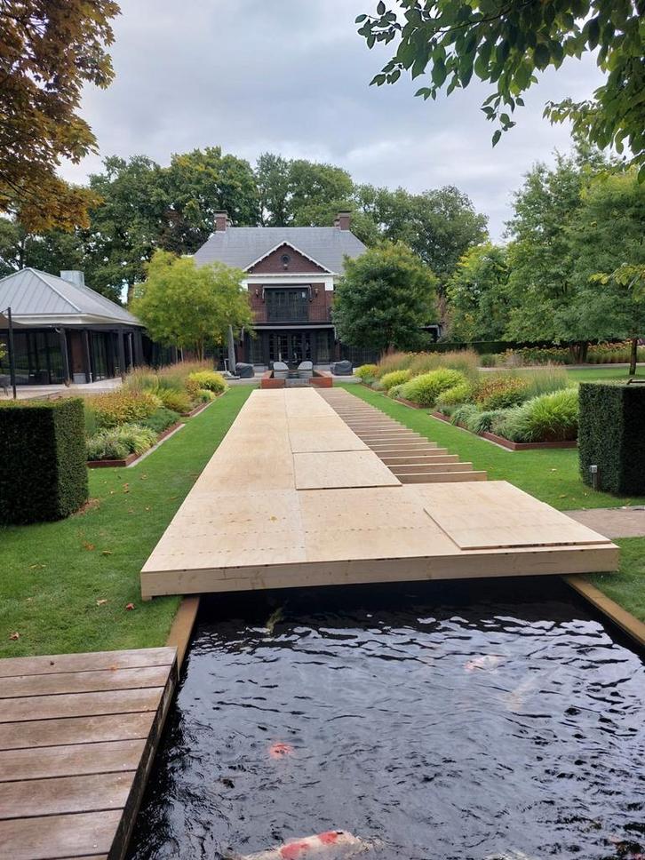 Underlayment, Doe-het-zelf en Verbouw, Hout en Planken, Gebruikt, Plank, Overige houtsoorten, Minder dan 200 cm, Minder dan 25 mm