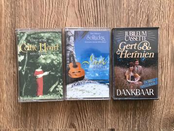 cassettebandjes. Celtic Hart, Solitude, Gert en Hermien. beschikbaar voor biedingen