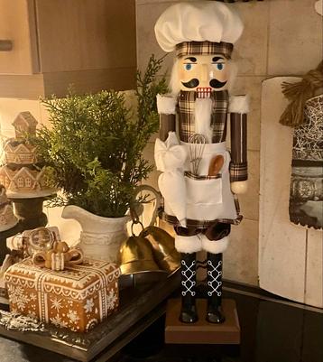 Notenkraker Kok - 60 cm - Decoratie beschikbaar voor biedingen