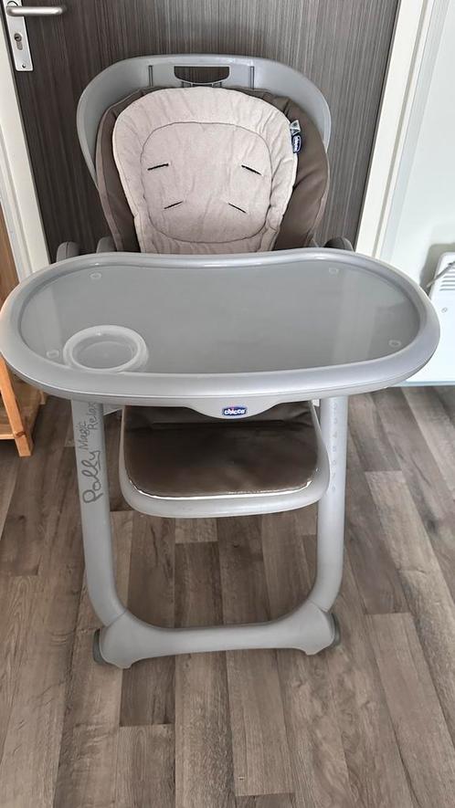 Chicco Polly Magic Relax Kinderstoel, Kinderen en Baby's, Kinderstoelen, Zo goed als nieuw, Inklapstoel, Aanschuifbaar, Afneembaar eetblad