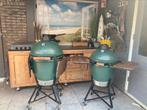 Big green egg medium, kamado, buitenkeuken, houtkool bbq, Ophalen, Gebruikt