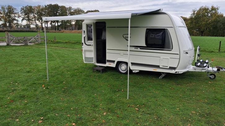 Ultranette Fendt Bianco 390 FH Mover Thule Luifel, Caravans en Kamperen, Caravans, Bedrijf, tot en met 3, Treinzit, Fendt, Frans bed