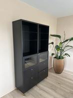 IKEA BESTÅ - Kast - Zwart - Vitrine - Wandkast, Huis en Inrichting, Kasten | Vitrinekasten, Ophalen, Zo goed als nieuw, 25 tot 50 cm