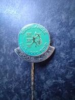 Speldje Nederlandse Handboog Bond NHB 2008 groen, Verzamelen, Ophalen, Gebruikt, Sport, Speldje of Pin