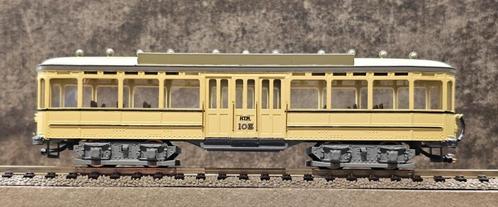 Tram HTM salonwagen Philotrain cat.nr. 109B grijze bies, Hobby en Vrije tijd, Modeltreinen | H0, Nieuw, Wagon, Gelijkstroom, Overige merken