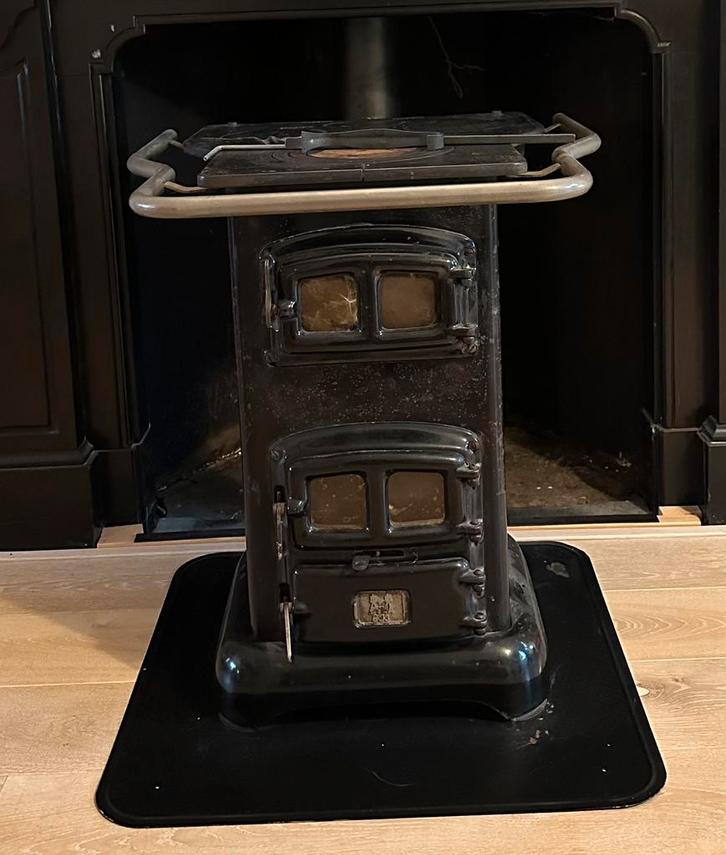 Houtkachel Etna met pijp, Huis en Inrichting, Haarden, Gebruikt, Houthaard, Ophalen