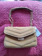mango suede tas, Sieraden, Tassen en Uiterlijk, Tassen | Damestassen, Ophalen of Verzenden, Nieuw, Bruin, Schoudertasje
