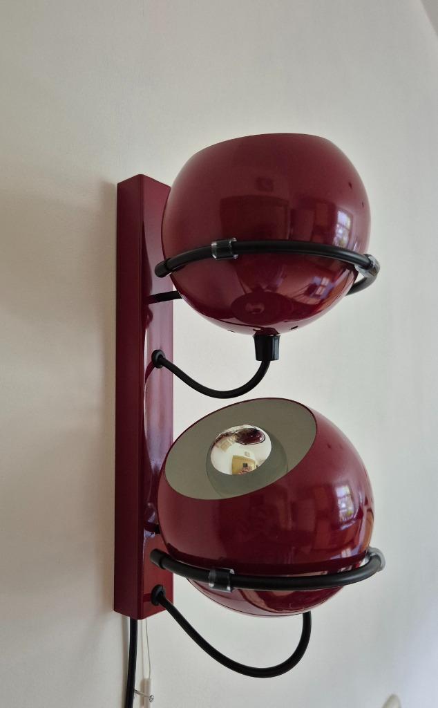 Vintage wandlamp - Gepo Amsterdam - Jaren 70, Huis en Inrichting, Lampen | Wandlampen, Zo goed als nieuw, Metaal, Ophalen of Verzenden