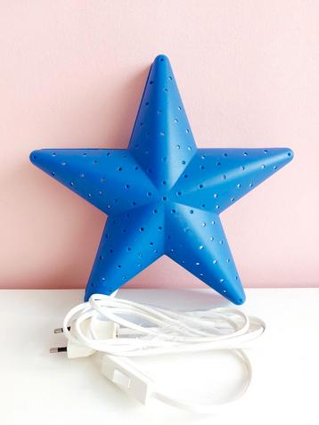 Vintage Ikea ster lamp blauw beschikbaar voor biedingen