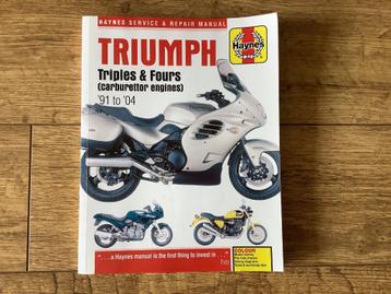 Werkplaatshandboek Triumph motorfietsen carburateur modellen beschikbaar voor biedingen