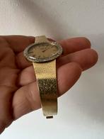Gouden horloge met briljanten, Ophalen of Verzenden, Zo goed als nieuw, Goud, Overige merken