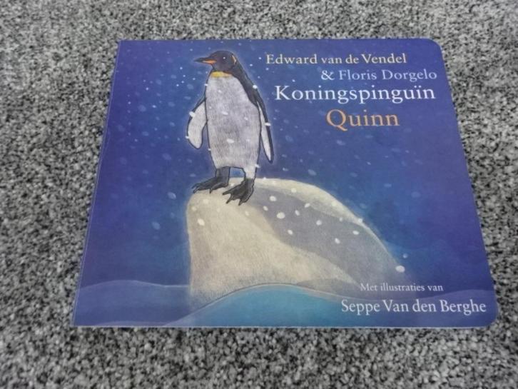 Koningspinguïn Quinn door Edward van de Vendel / NIEUW, Boeken, Kinderboeken | Kleuters, Nieuw, Fictie algemeen, Jongen of Meisje