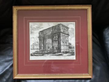 "Triomfboog keizer Constantinus" George Kilian, ets 1782 beschikbaar voor biedingen