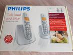 Philips Draadloze telefoon CD2402S/22, Ophalen, Gebruikt, 2 handsets