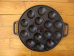 Gietijzeren poffertjespan.(24cm), Ophalen, Zo goed als nieuw, Gietijzer, Overige typen