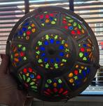 Vintage Marokkaanse Plafonnière Ø26cm, Huis en Inrichting, Lampen | Hanglampen, Marrokaans, Gebruikt, Ophalen of Verzenden, Glas