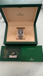 Rolex Datejust 41mm Zwarte Plaat - Compleet 2022, Ophalen, Staal, Polshorloge, Zo goed als nieuw