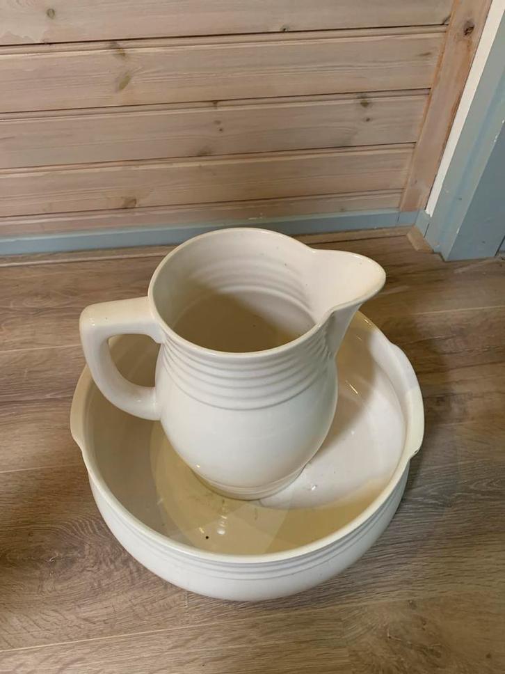 Antiek Lampetstel - 75+ jaar oud, Antiek en Kunst, Antiek | Keramiek en Aardewerk, Ophalen