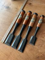 Japanse Tataki-nomi Houtbeitels - Set van 4, Ophalen of Verzenden