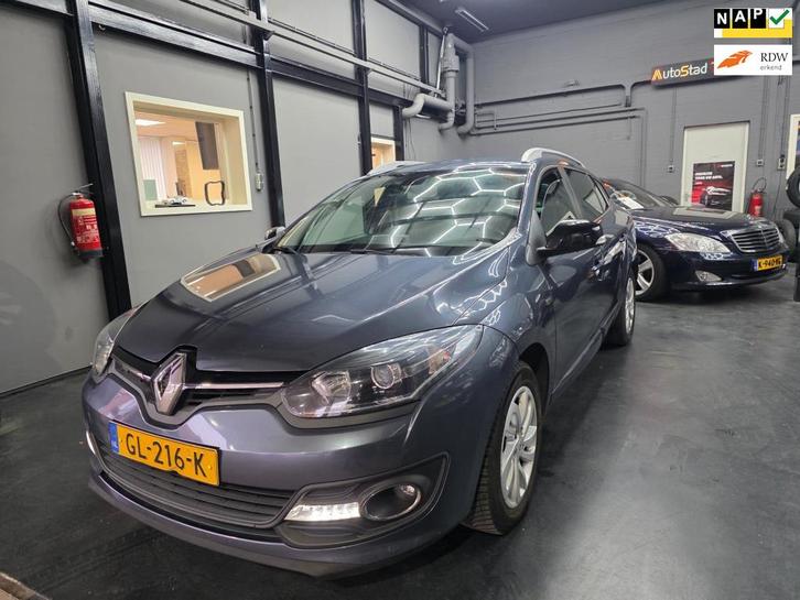 Renault Mégane Estate 1.2 TCe Limited Nap! Goed onderhouden, Auto's, Renault, Bedrijf, Te koop, Mégane, ABS, Airbags, Airconditioning