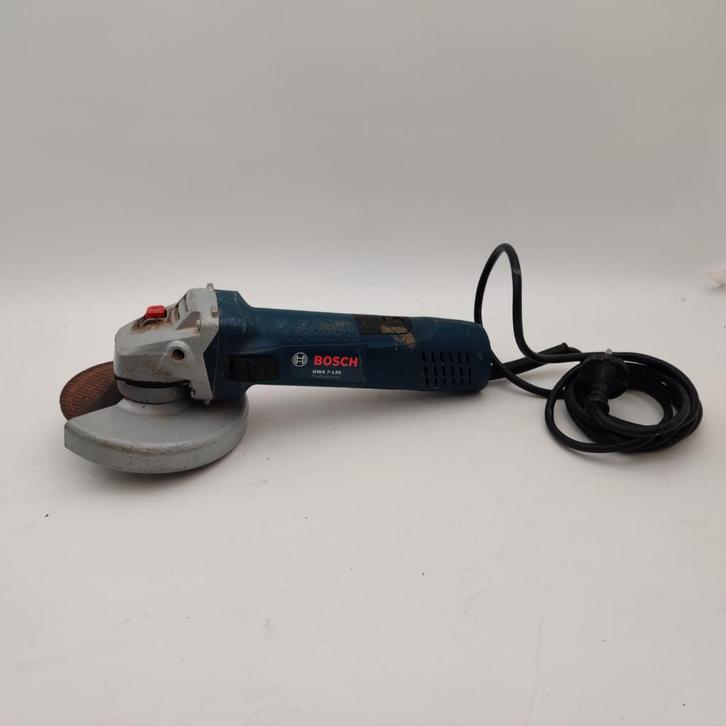 Bosch Professional GWS 7-125 haakse slijper nu voor €39.99, Doe-het-zelf en Verbouw, Betonmolens, Zo goed als nieuw, Ophalen of Verzenden