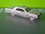 Hotwheels - 1964 Chevrolet Impala [wit] 1/64, Ophalen of Verzenden, Gebruikt, Auto