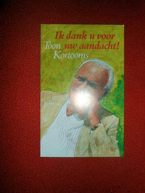 Toon Kortooms: uitnodiging + knipsel (1988), Boeken, Streekboeken en Streekromans, Zo goed als nieuw, Noord-Brabant, Ophalen of Verzenden