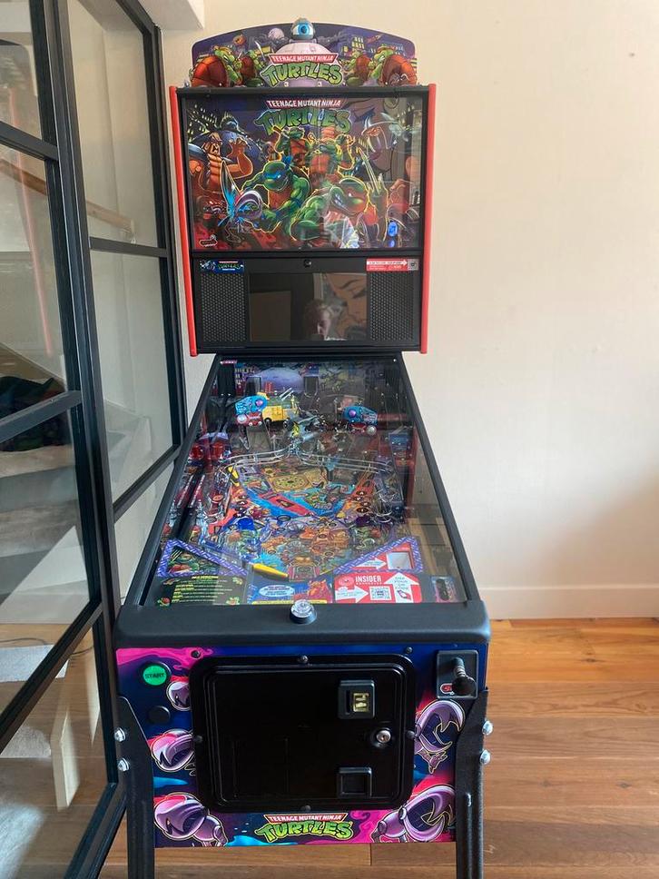 Ninja turtles flipperkast PREMIUM EDITION, Verzamelen, Automaten | Flipperkasten, Zo goed als nieuw, Flipperkast, Ophalen