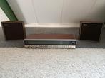 Philips 702 radio met 22RH410 luidsprekers vintage, Audio, Tv en Foto, Radio's, Ophalen of Verzenden, Gebruikt, Radio