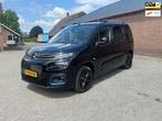 Citroen Ë-Berlingo Shine 50 kWh 7-PERSOONS LED TREKHAAK 3-F, Gebruikt, Adaptive Cruise Control, 7 stoelen, Zwart