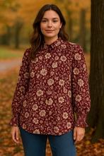 Mooie blouse met bloemenprint - Maat XL, Maat 46/48 (XL) of groter, Nieuw, Ophalen of Verzenden, Vitriq Moda