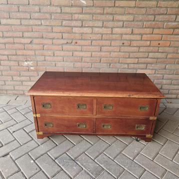 vintage kist  tv kast kapiteins kist  beschikbaar voor biedingen