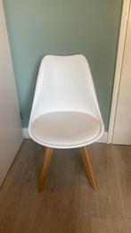 2 Witte eetkamerstoelen, Wit, Zo goed als nieuw, Eén, Ophalen