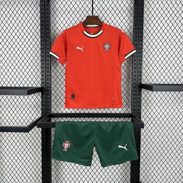 Nieuw Portugal Voetbal Kinderset Shirt + Broekje  Rood/Groen, Sport en Fitness, Voetbal, Nieuw, Shirt, Verzenden