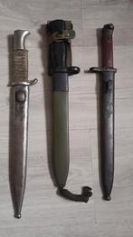 3 bajonetten  zie beschrijving, Verzenden, Landmacht, Overige gebieden, Mes of Dolk
