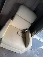 Goedwerkende extra breed xxl relaxstoel met afsb, Ophalen, Minder dan 75 cm, Leer, 50 tot 75 cm
