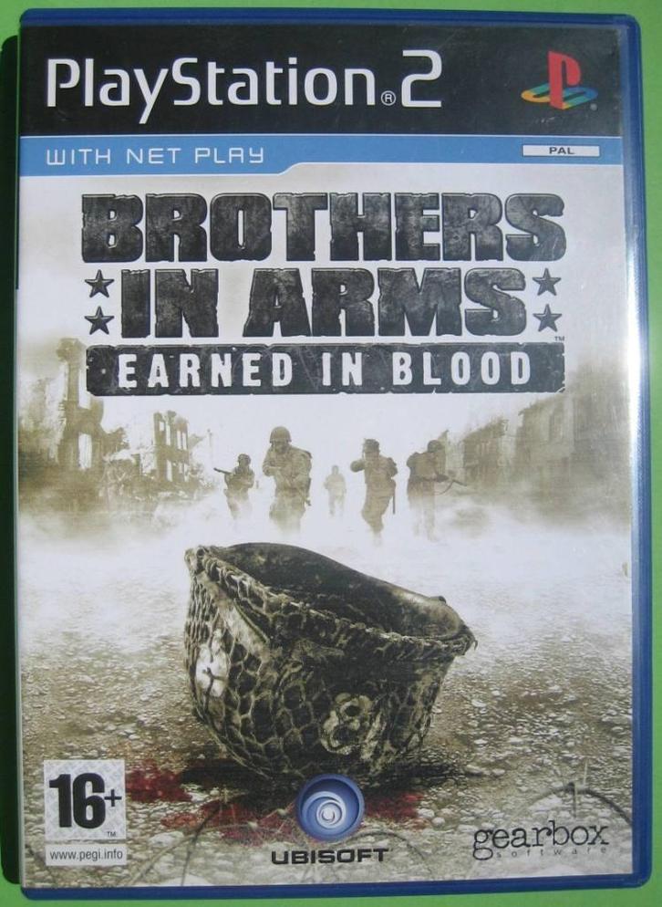 Brothers in Arms Earned in Blood, Spelcomputers en Games, Games | Sony PlayStation 2, Gebruikt, Shooter, 1 speler, Vanaf 16 jaar