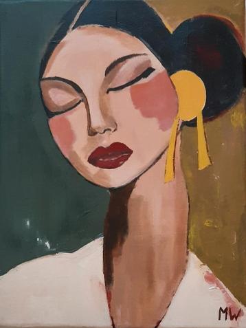 Kunst 40-30cm beschikbaar voor biedingen