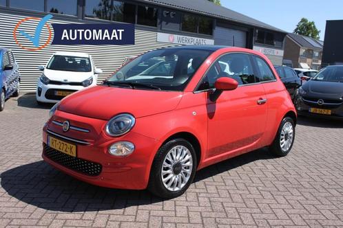 Fiat 500 0.9 TwinAir T Lounge, automaat, navigatie., Auto's, Fiat, ABS, Airbags, Airconditioning, Bluetooth, Cruise Control, Elektrische buitenspiegels