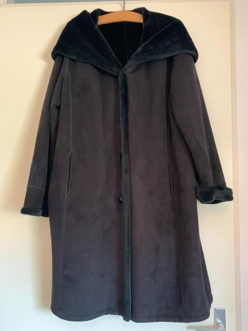 Dames (Winter)-Jas Suede/Bont + muts M (zie ook tekst), Kleding | Dames, Jassen | Winter, Zo goed als nieuw, Maat 38/40 (M), Overige kleuren