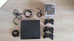 PS3 met 9 games, Spelcomputers en Games, Spelcomputers | Sony PlayStation 3, Ophalen, Met 2 controllers, 160 GB, Slim