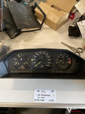 Mercedes W124 3.0 ASD 1986  Km Tellerklok beschikbaar voor biedingen