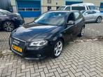 Audi A3 1.4 Automaat / S-Line / Gereviseerde motor / Xenon, Auto's, 125 pk, Zwart, 4 cilinders, Leder en Stof