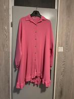 Roze jurk met knopen, Kleding | Dames, Blouses en Tunieken, Maat 42/44 (L), Roze, Zo goed als nieuw, Verzenden