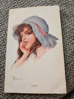 Art Deco lilly  militair  prentbriefkaart, 1903, Verzamelen, Ophalen of Verzenden, Voor 1920, Overige thema's