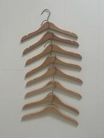 8 houten kinder kledinghangers, Kleding | Dames, Kledinghangers, Ophalen of Verzenden, Zo goed als nieuw, Hout, Kinderen
